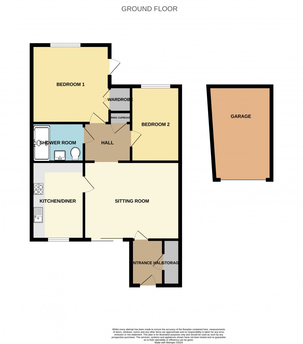 Floorplan for Hartford Court, Hartley Wintney