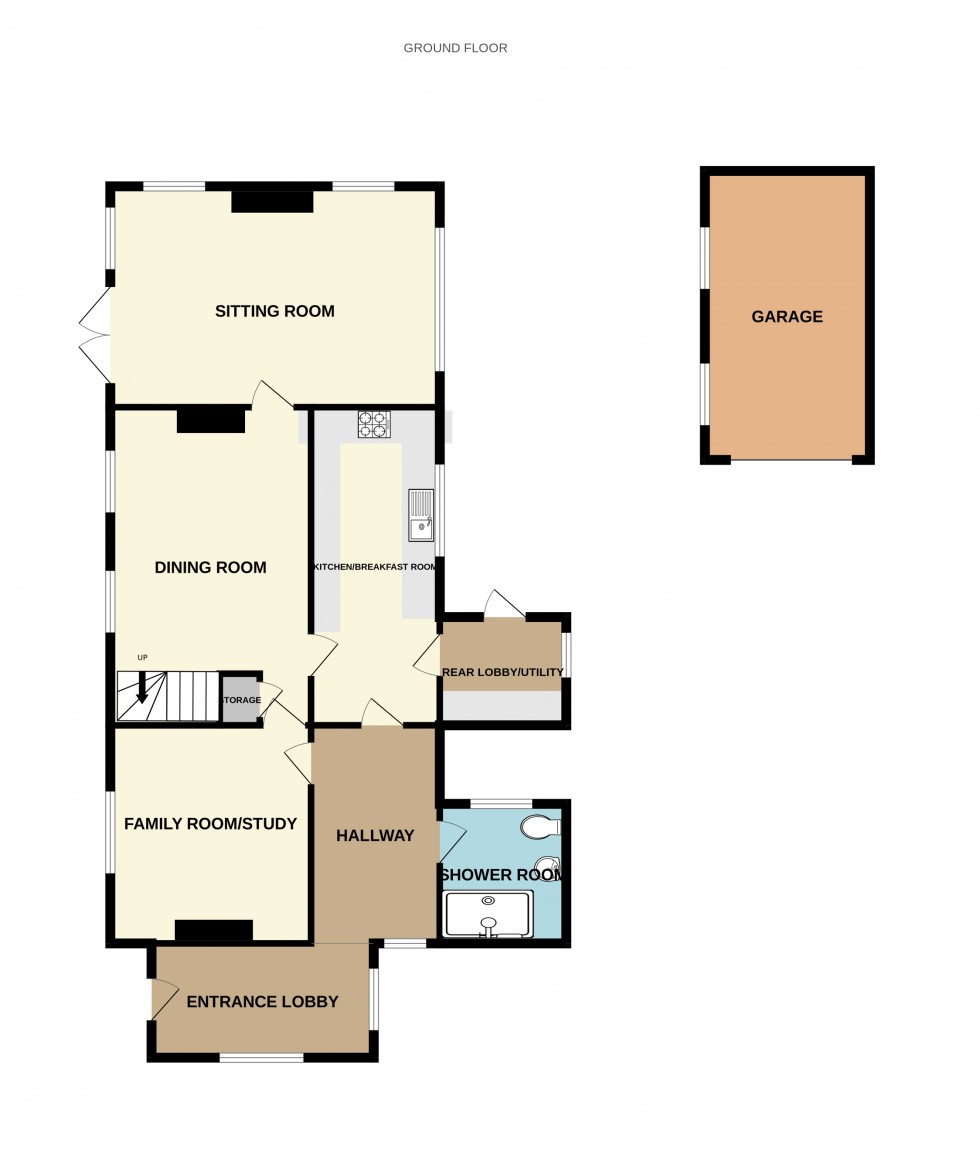 Floorplan for West Green Road, Hartley Wintney