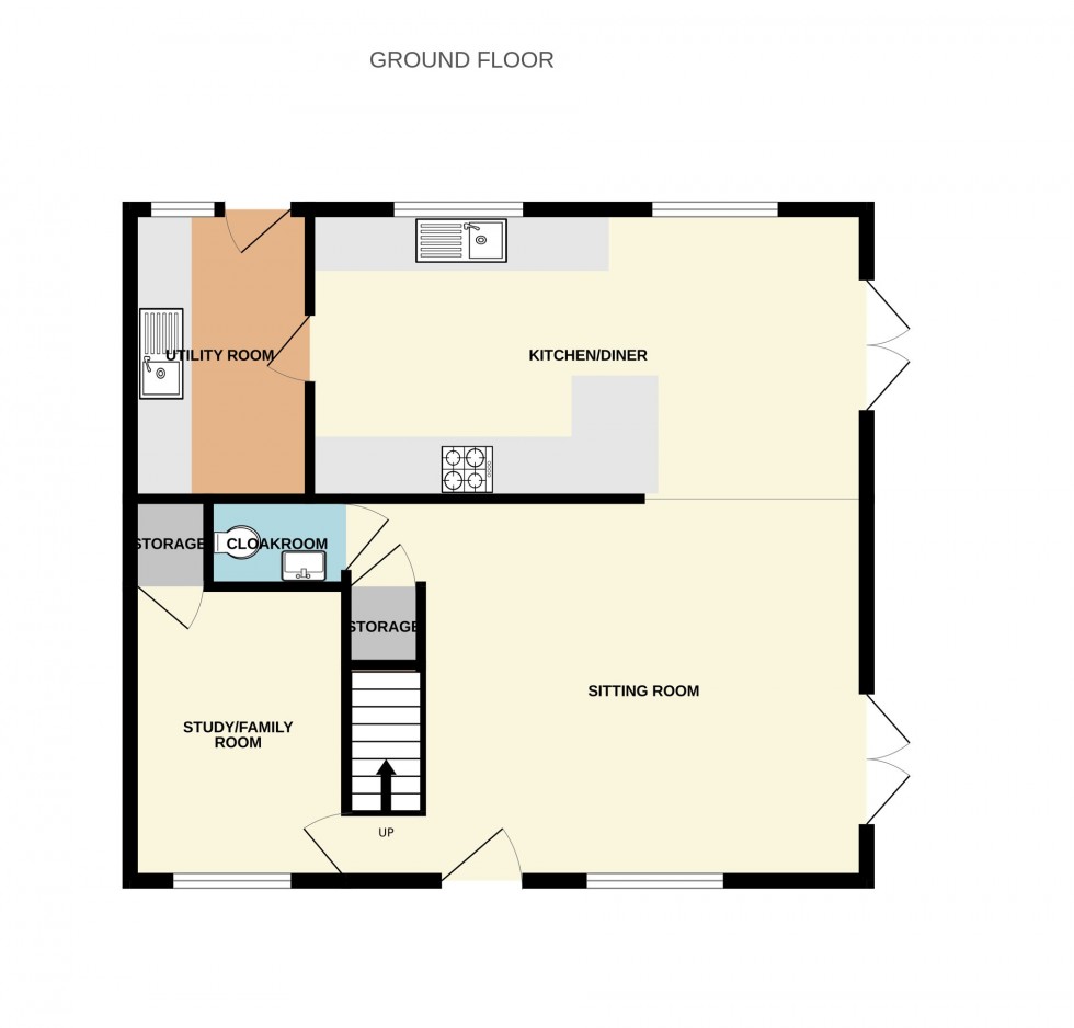 Floorplan for Rotherwick, Hook