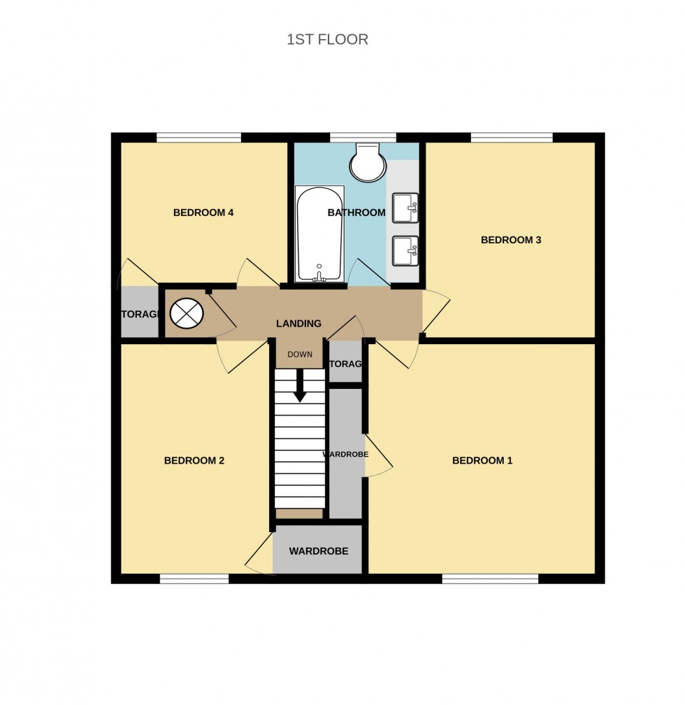 Floorplan for Rotherwick, Hook