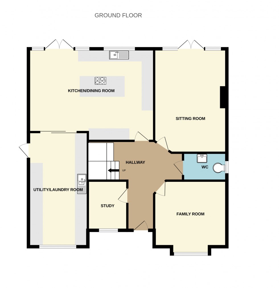 Floorplan for King William Court, Hartley Wintney