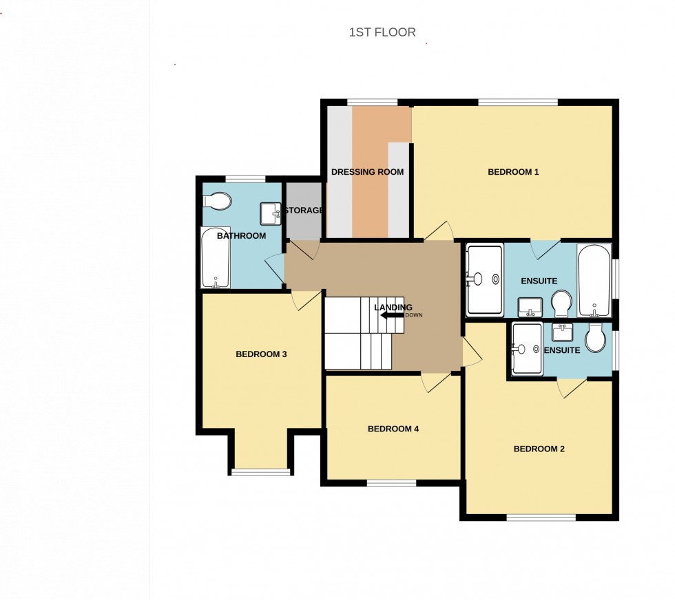 Floorplan for King William Court, Hartley Wintney