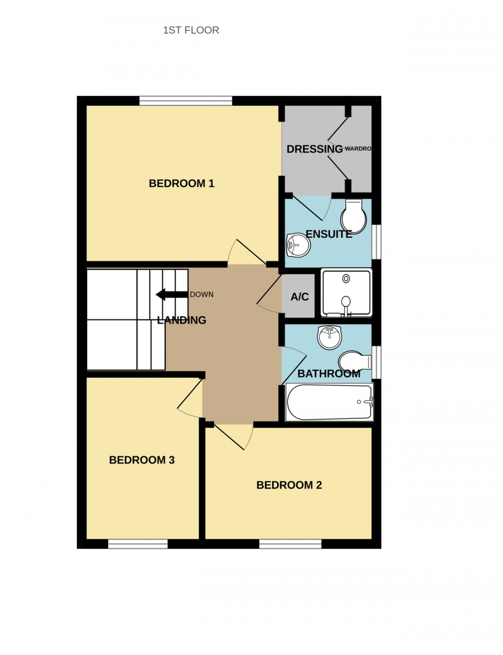 Floorplan for Barley Mow Close, Winchfield