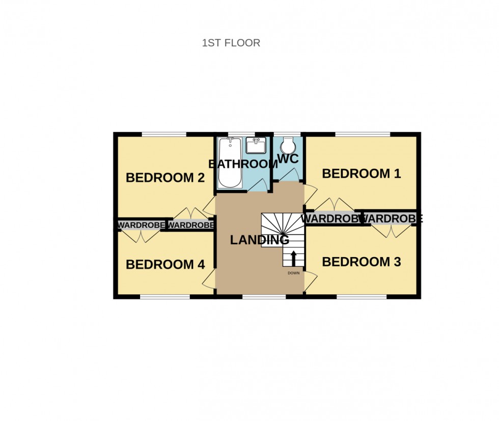 Floorplan for Bramshill Road, Heckfield