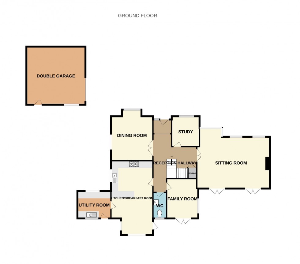 Floorplan for Limbrey Hill, Upton Grey