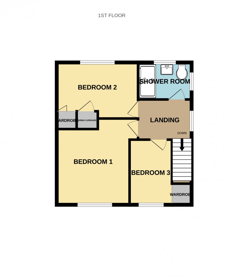 Floorplan for Weir Road, Hartley Wintney