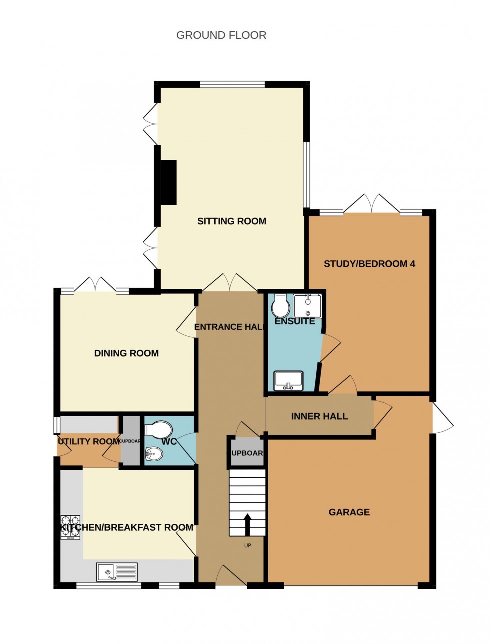 Floorplan for Hartford Road, Hartley Wintney