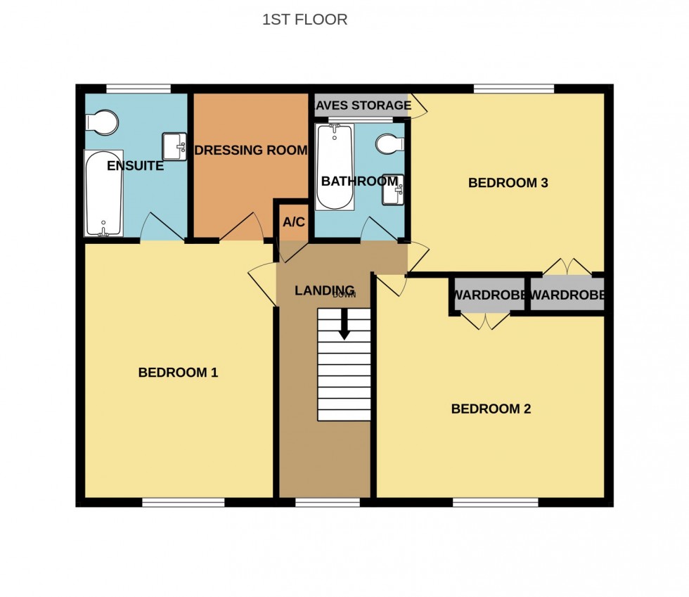 Floorplan for Hartford Road, Hartley Wintney