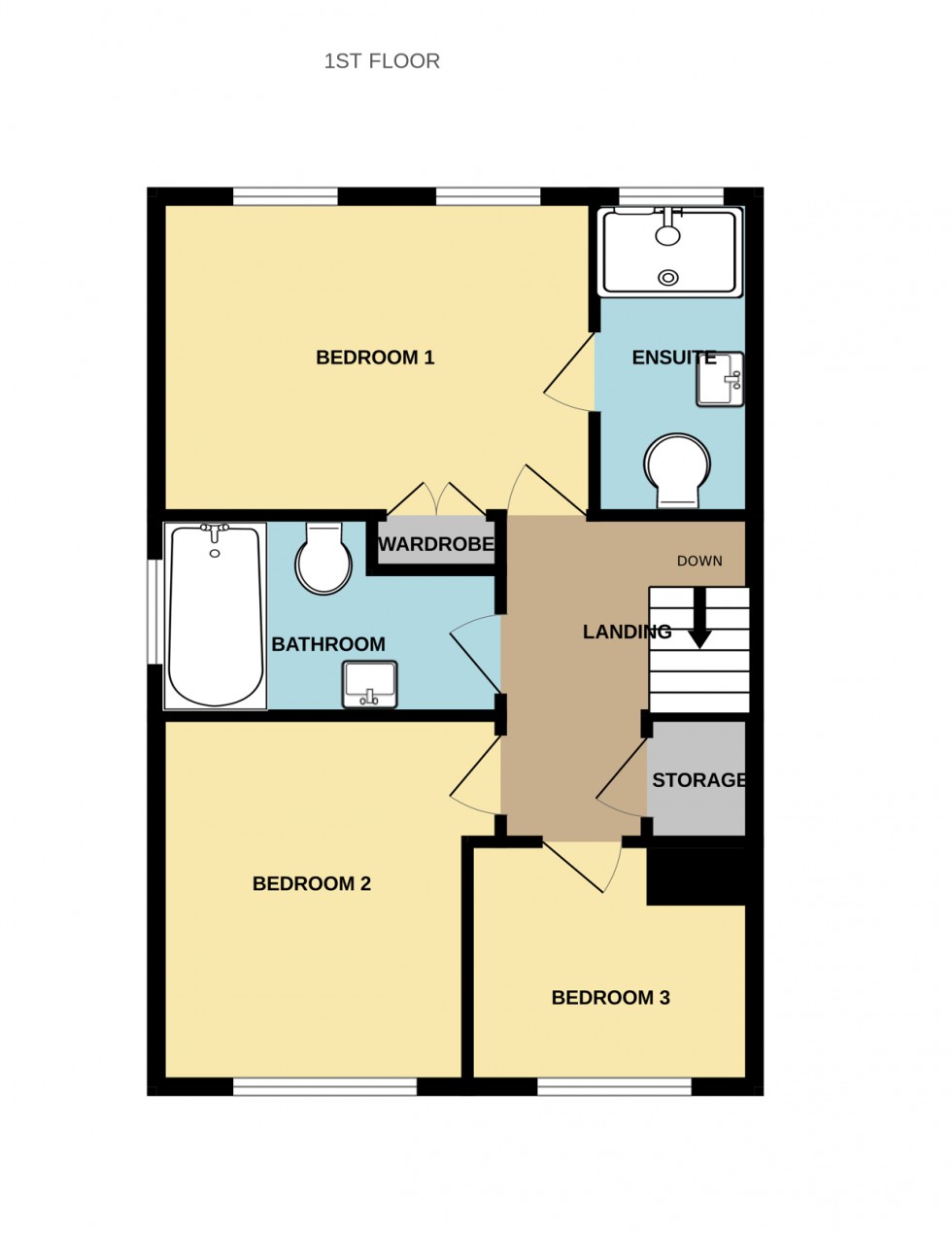 Floorplan for Harebell Gardens, Hartley Wintney