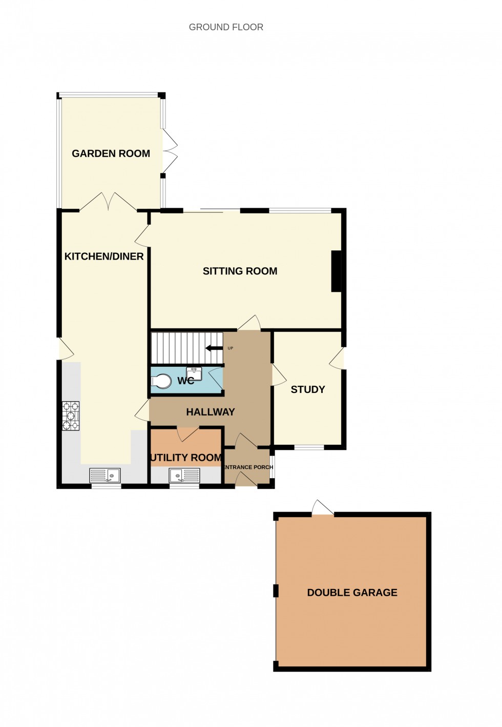 Floorplan for Bracknell Lane, Hartley Wintney