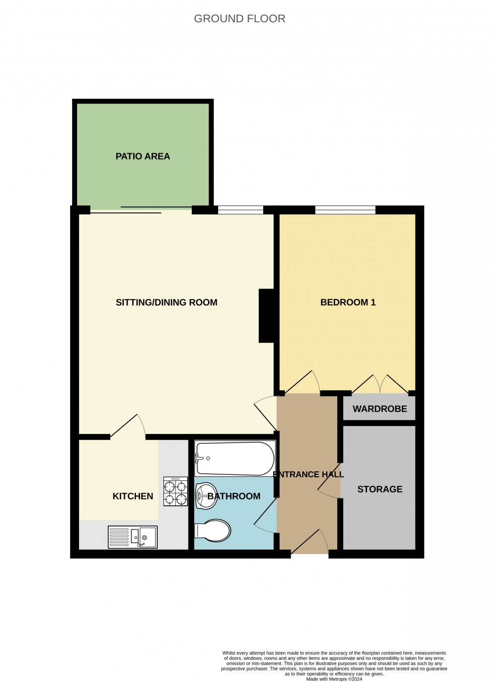 Floorplan for Cedar Lodge, Hartford Court, Hartley Wintney