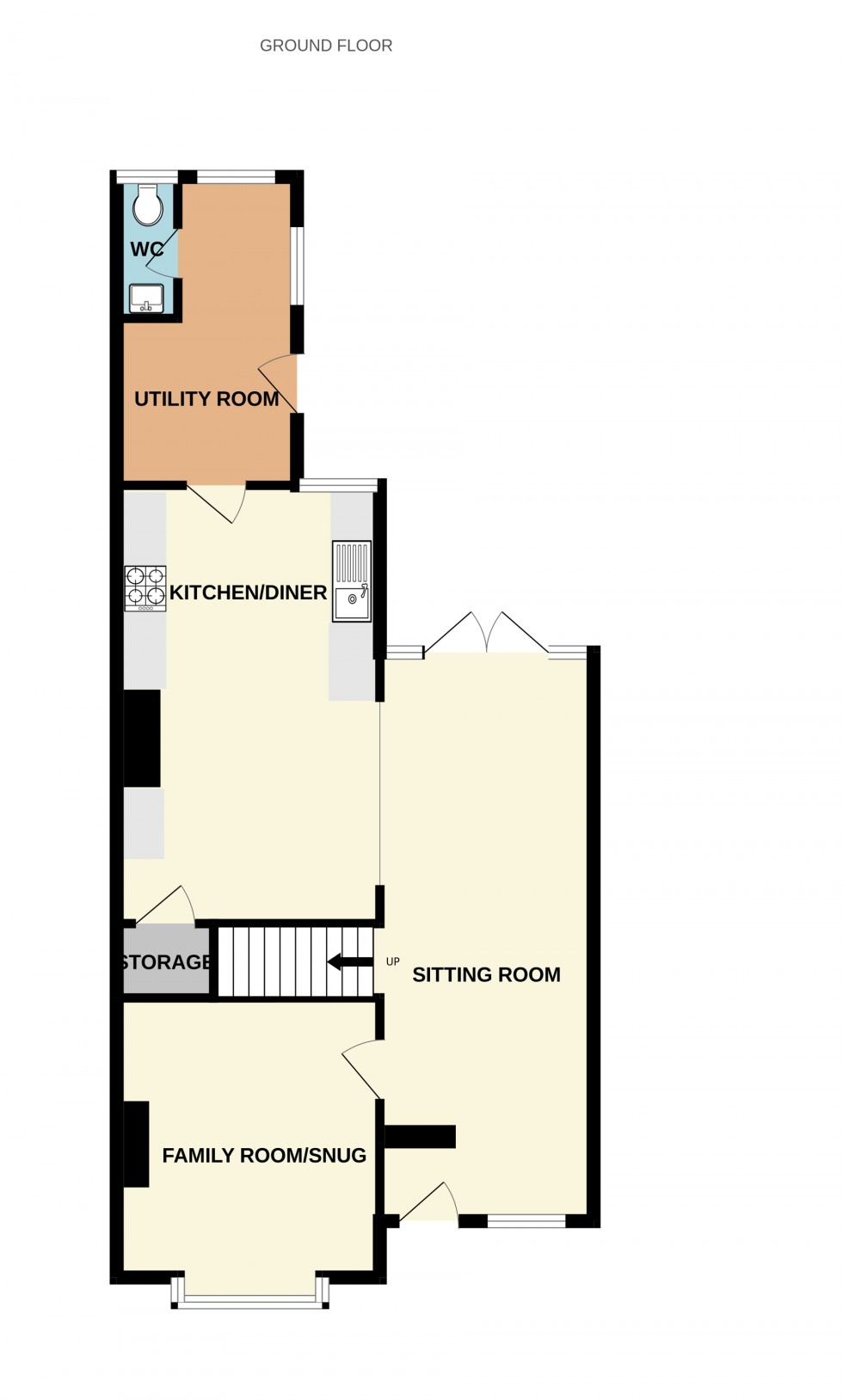 Floorplan for Chequers Lane, Eversley