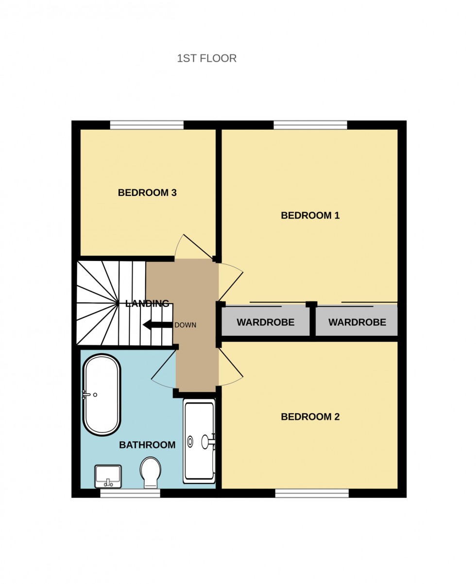 Floorplan for Belgrave Mews, Hartley Wintney