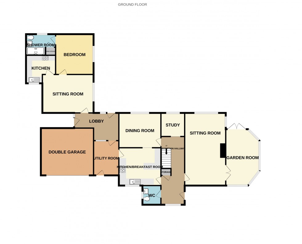 Floorplan for Archery Fields, Odiham