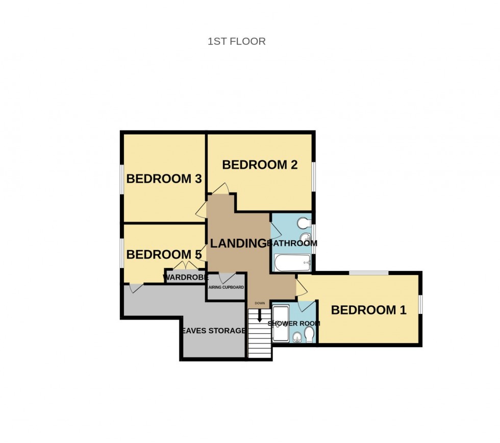 Floorplan for Reading Road, Heckfield