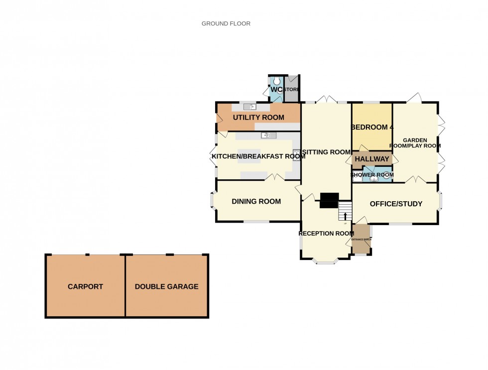 Floorplan for Reading Road, Heckfield