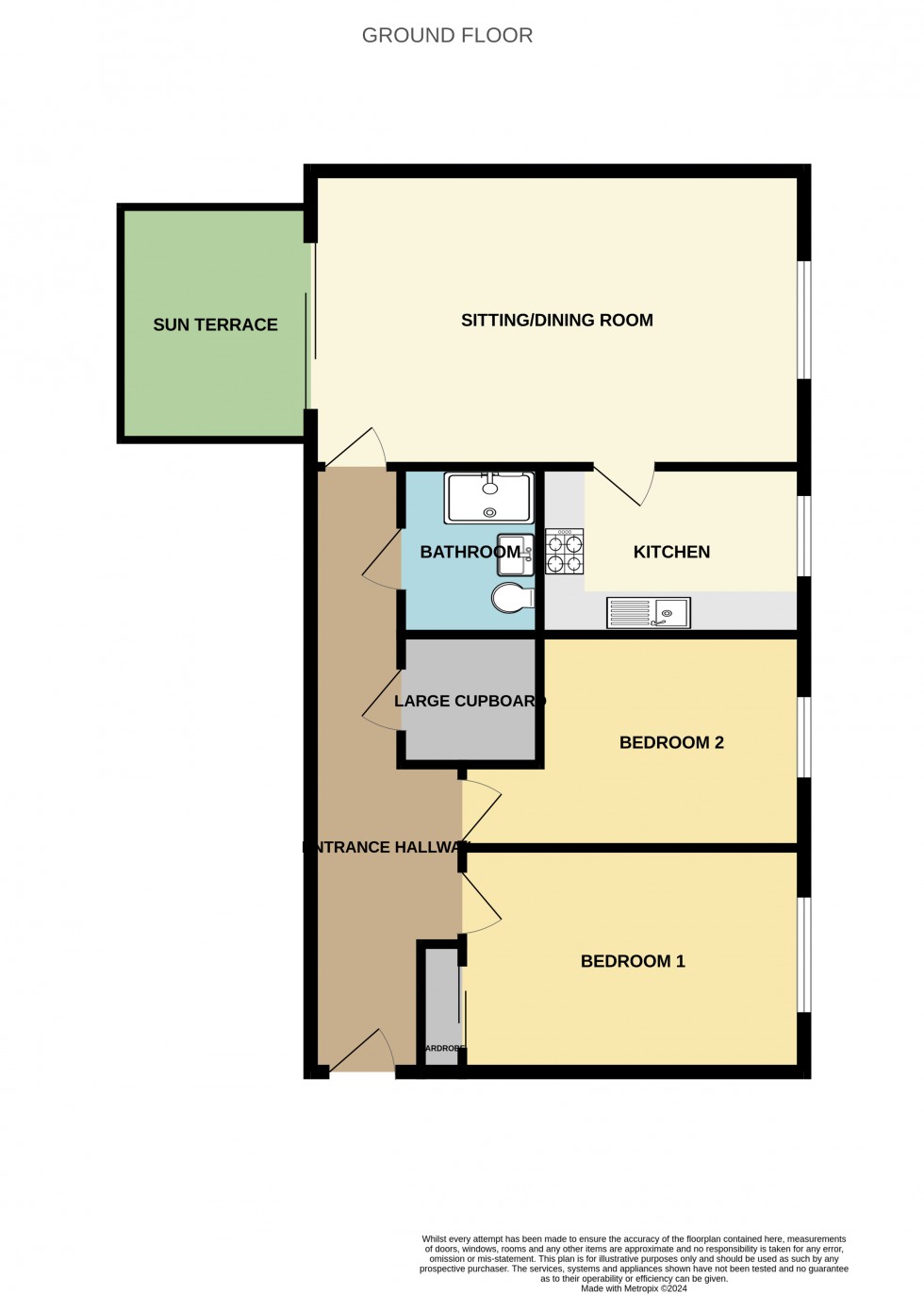 Floorplan for Cedar Lodge, Hartford Court, Hartley Wintney