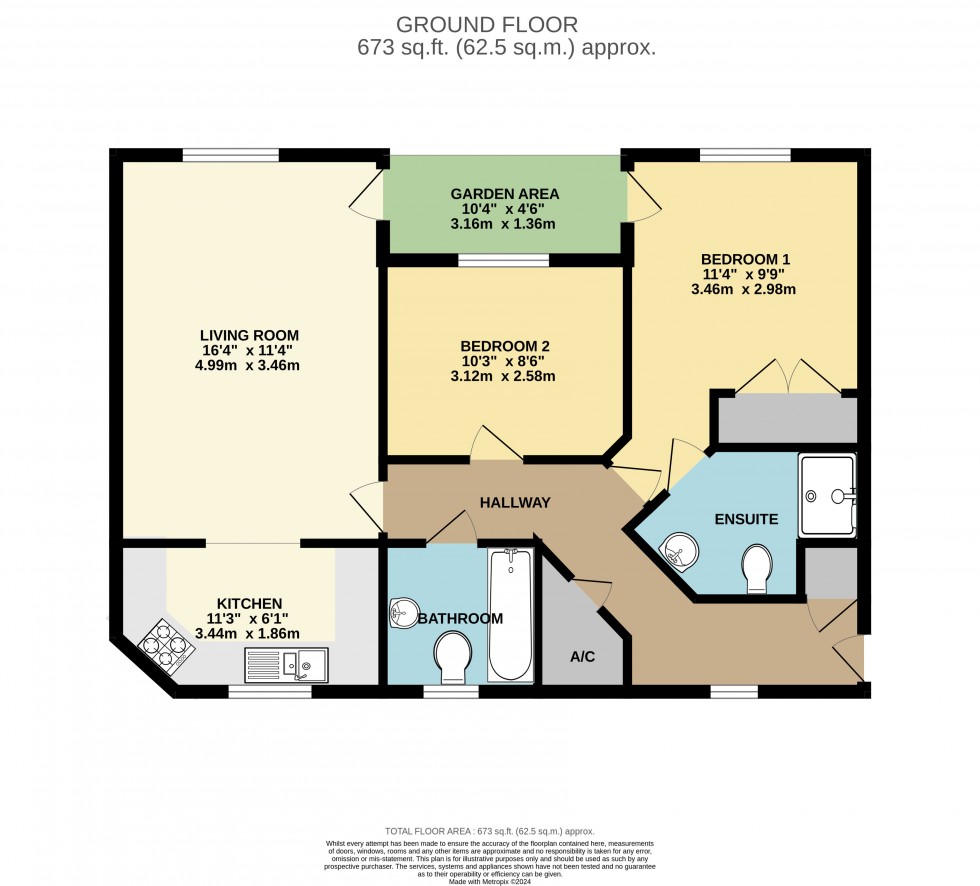 Floorplan for Russell Road, Basingstoke