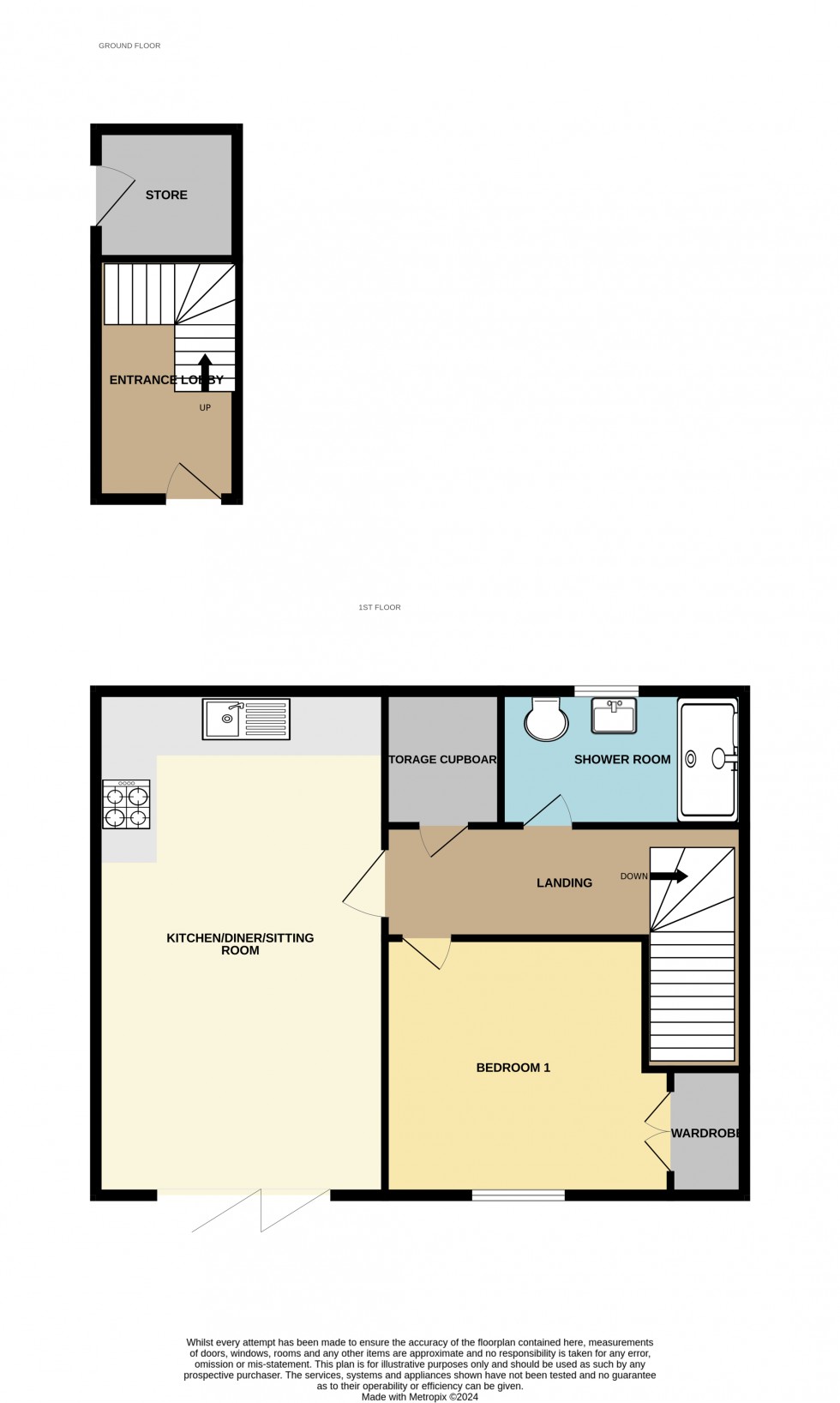 Floorplan for Brew House Lane, Hartley Wintney