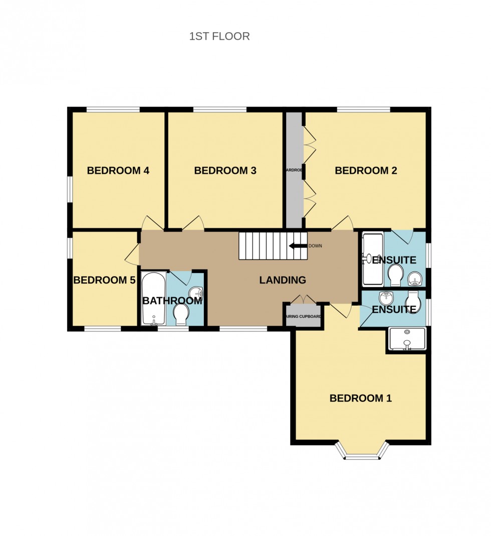 Floorplan for St. Savin, Hartley Wintney