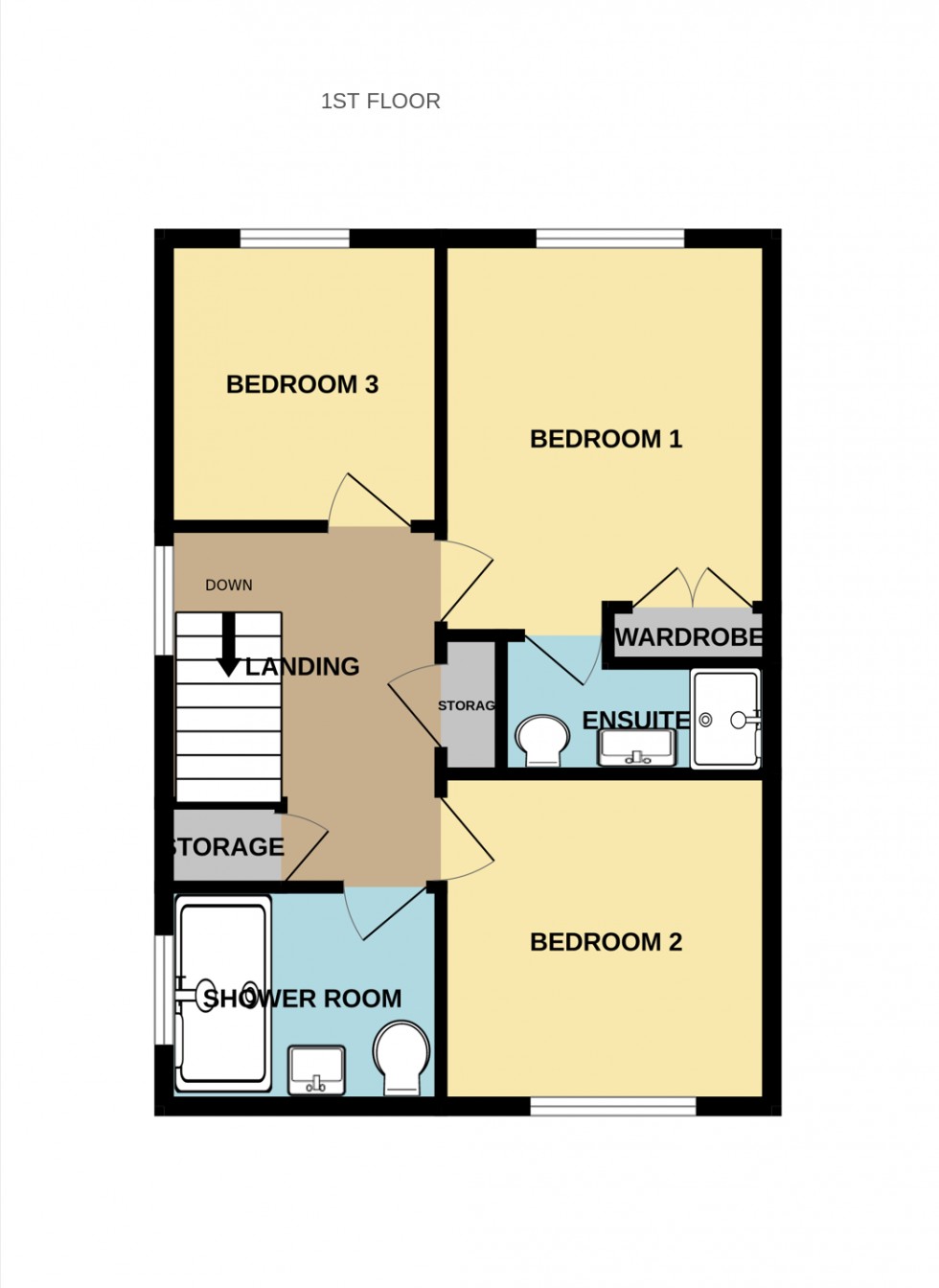 Floorplan for Harebell Gardens, Hartley Wintney