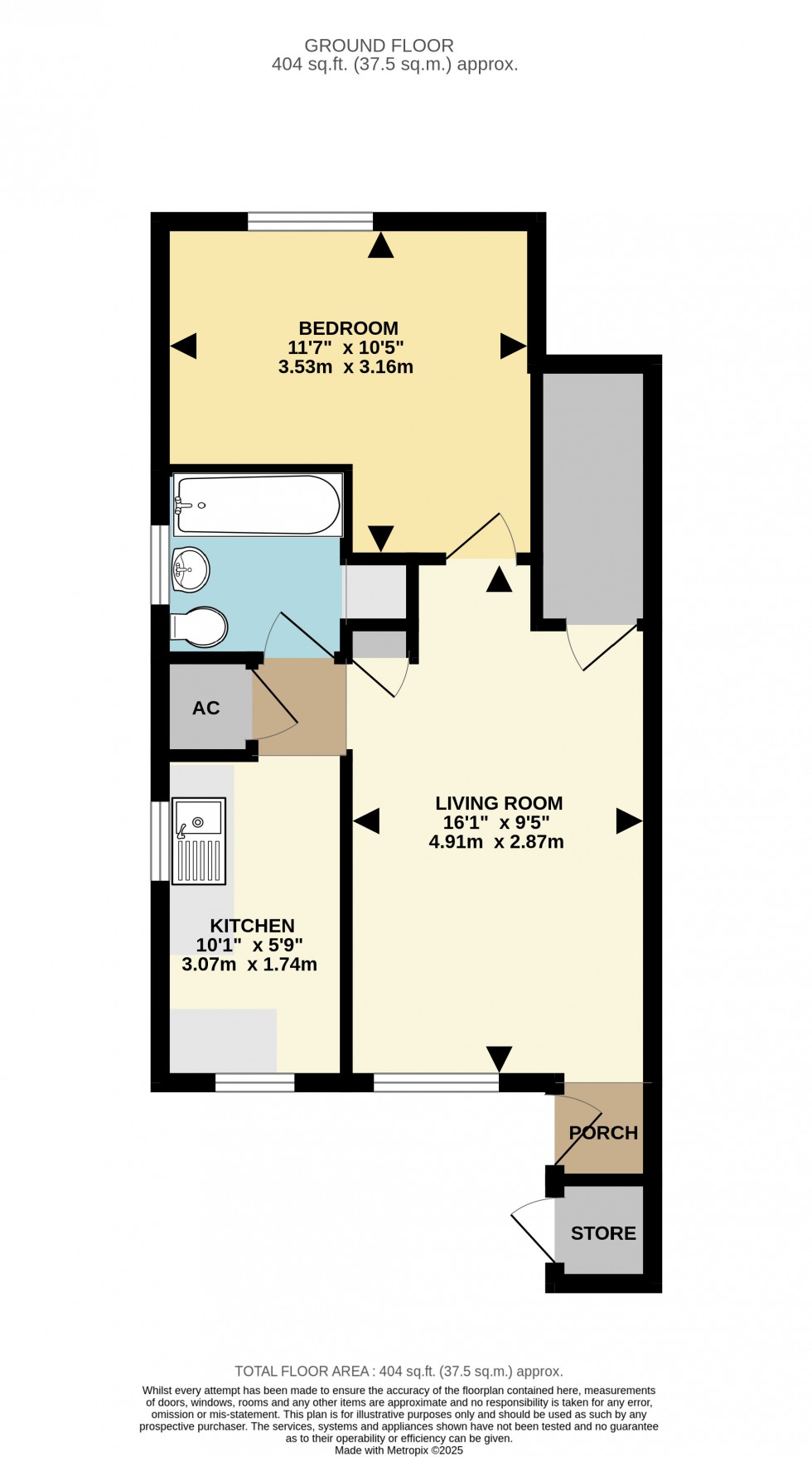 Floorplan for Popley, Basingstoke